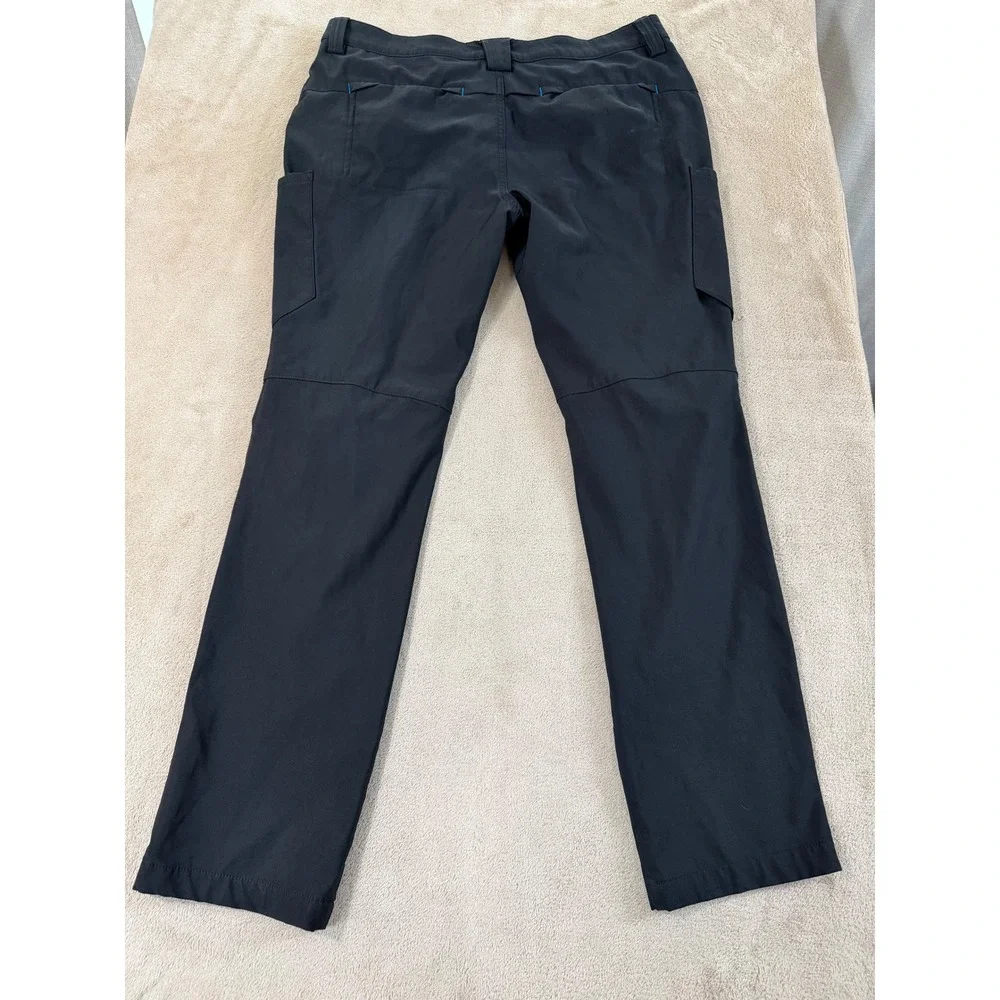 Amazon Luly Yang Cargo Pants Mens Size L 34-36 Black Delivery Driver Uniform EUC
